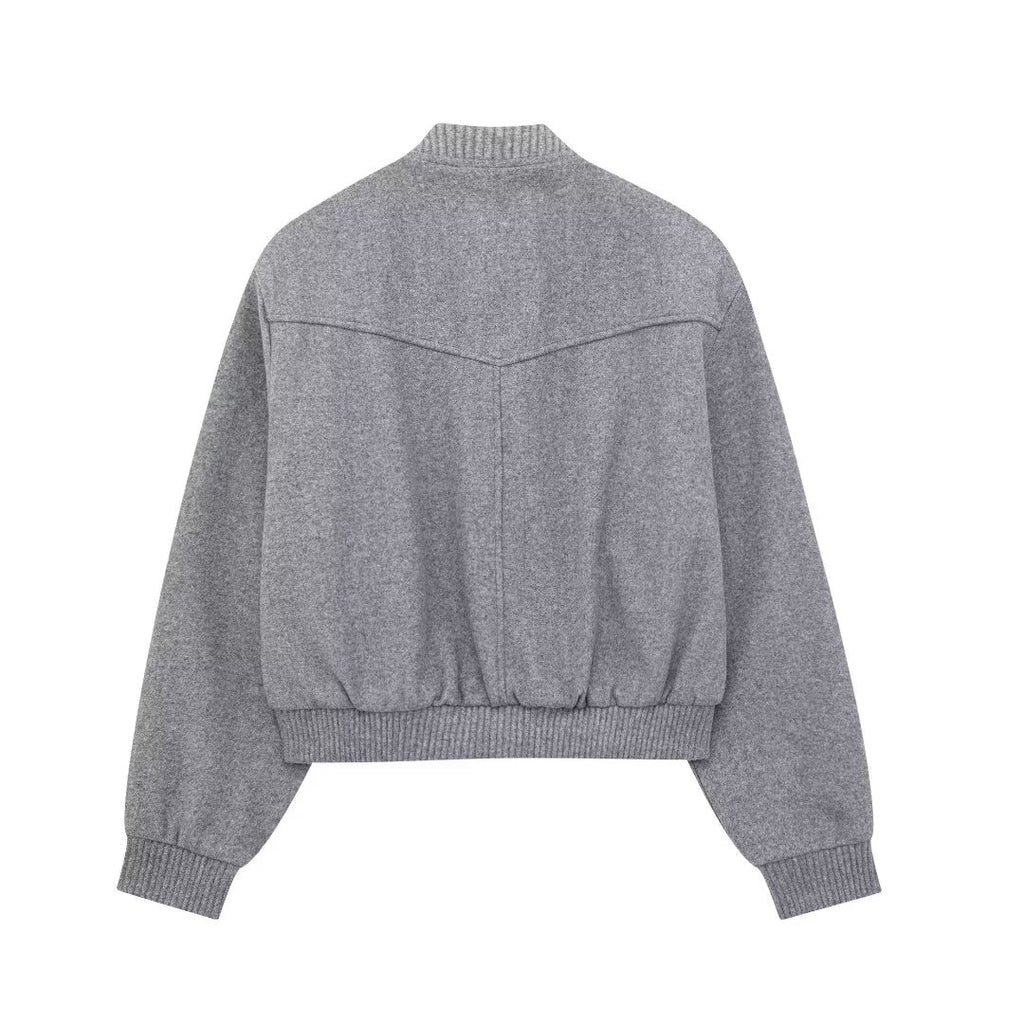 ZA cross-border women's clothing wholesale new style women's clothing European and American style soft pilot jacket 3046272 712