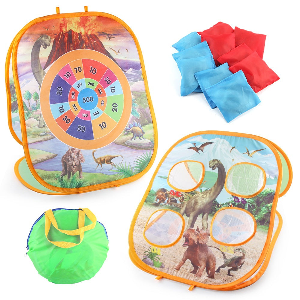 Three-in-one competitive folding goods wholesale set Amazon throwing sandbag tent game throwing toys