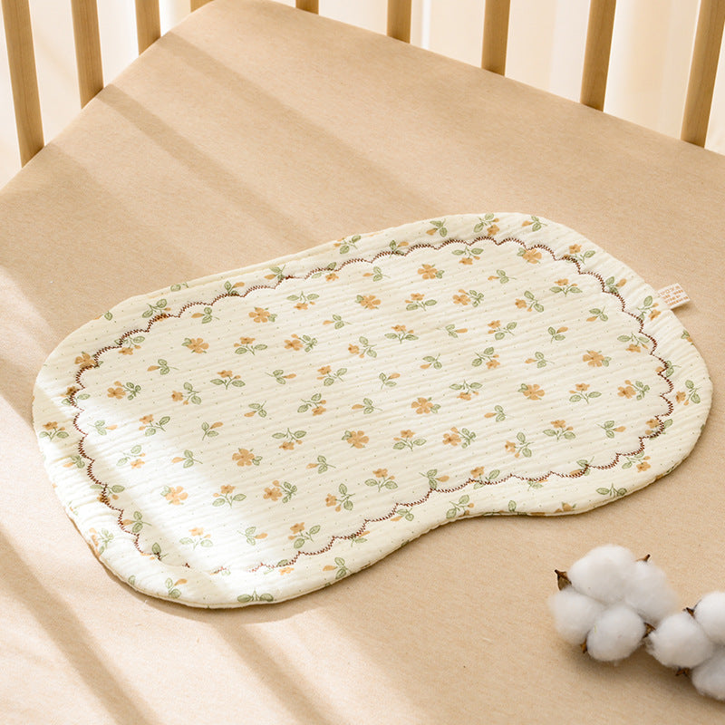 Baby pillow (0-6 months), pure cotton baby pillow, newborn baby pillow, small pillowcase/pillow cover.