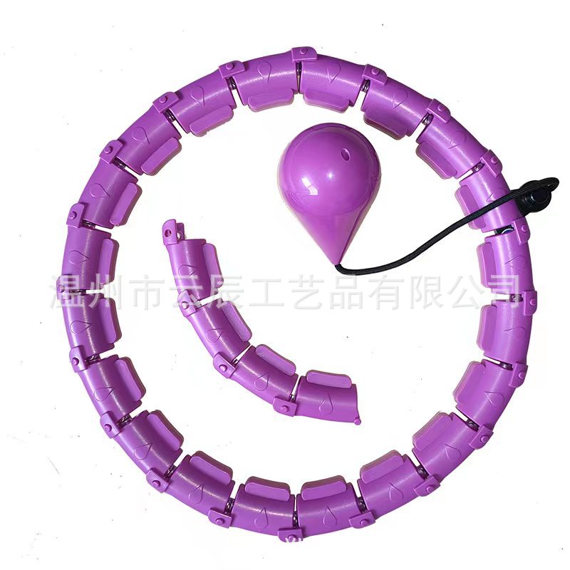 The source manufacturer's smart hula hoop Amazon's explosive model will not fall off the hula hoop detachable and adjustable hulahoop