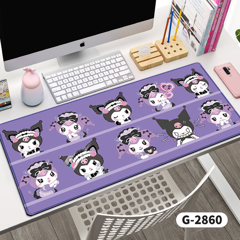 Long Coulomi Mouse Pad Wholesale Office Game Desk Pad Prevent Mouse Hand Keyboard Pad Good Luck Desk Pad