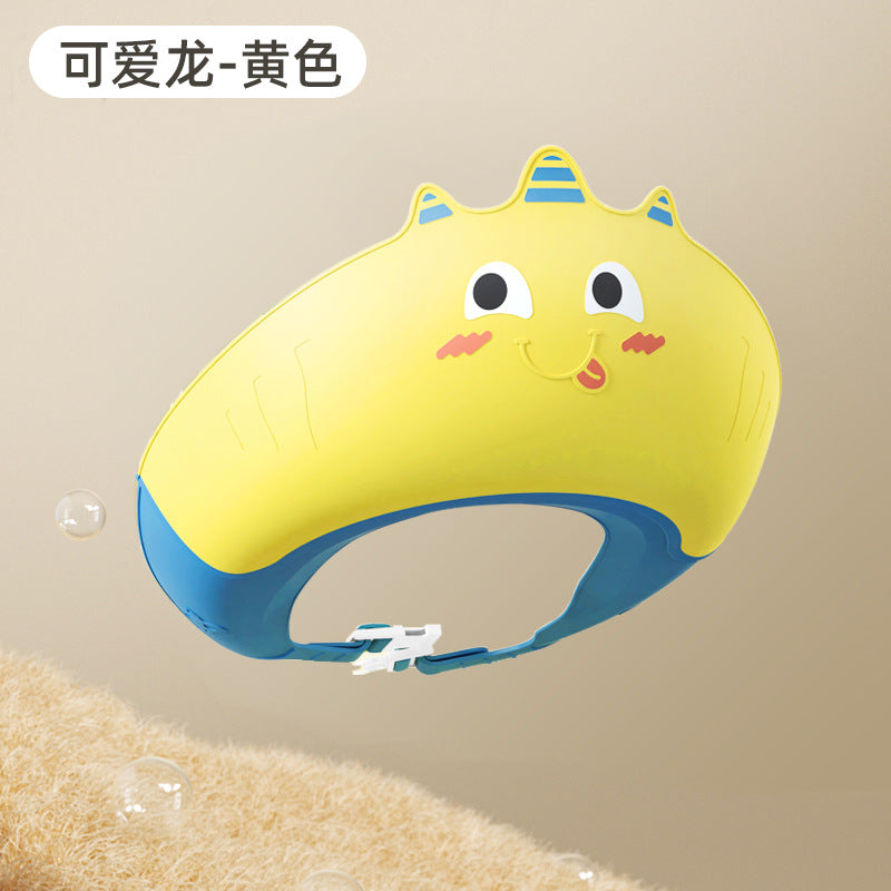 Children's shampoo cap baby waterproof shower cap newborn baby adjustable shampoo cap baby hair washing artifact