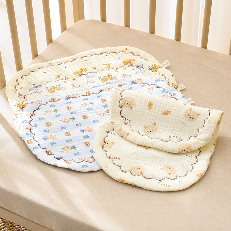 Baby pillow (0-6 months), pure cotton baby pillow, newborn baby pillow, small pillowcase/pillow cover.
