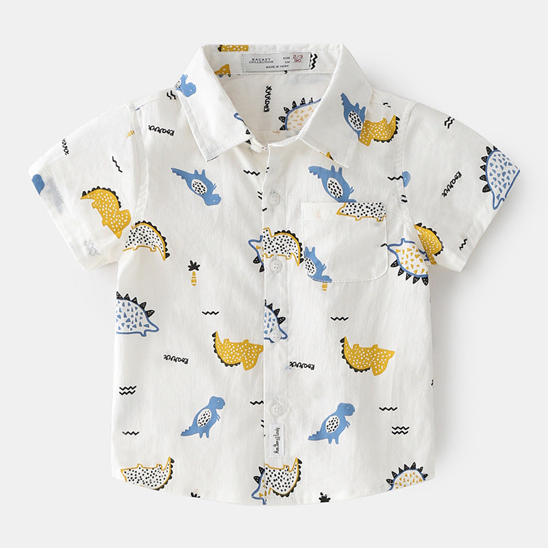 21 years new summer summer cartoon shirt ns trendy short-sleeved shirt wholesale one drop shipping