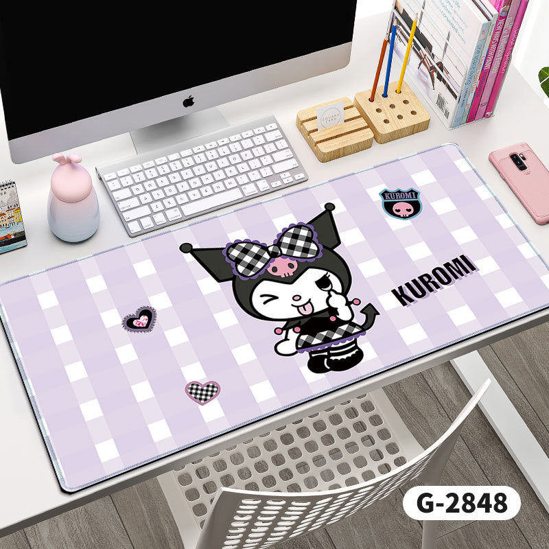 Long Coulomi Mouse Pad Wholesale Office Game Desk Pad Prevent Mouse Hand Keyboard Pad Good Luck Desk Pad