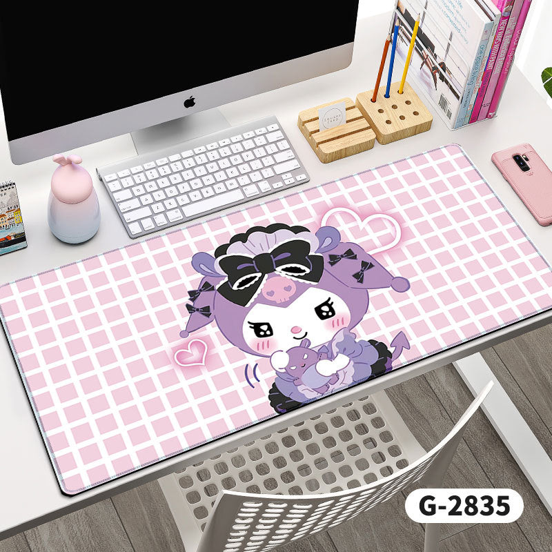 Long Coulomi Mouse Pad Wholesale Office Game Desk Pad Prevent Mouse Hand Keyboard Pad Good Luck Desk Pad