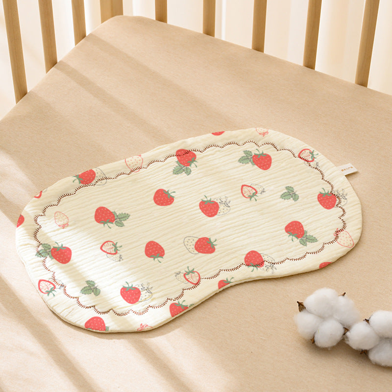 Baby pillow (0-6 months), pure cotton baby pillow, newborn baby pillow, small pillowcase/pillow cover.