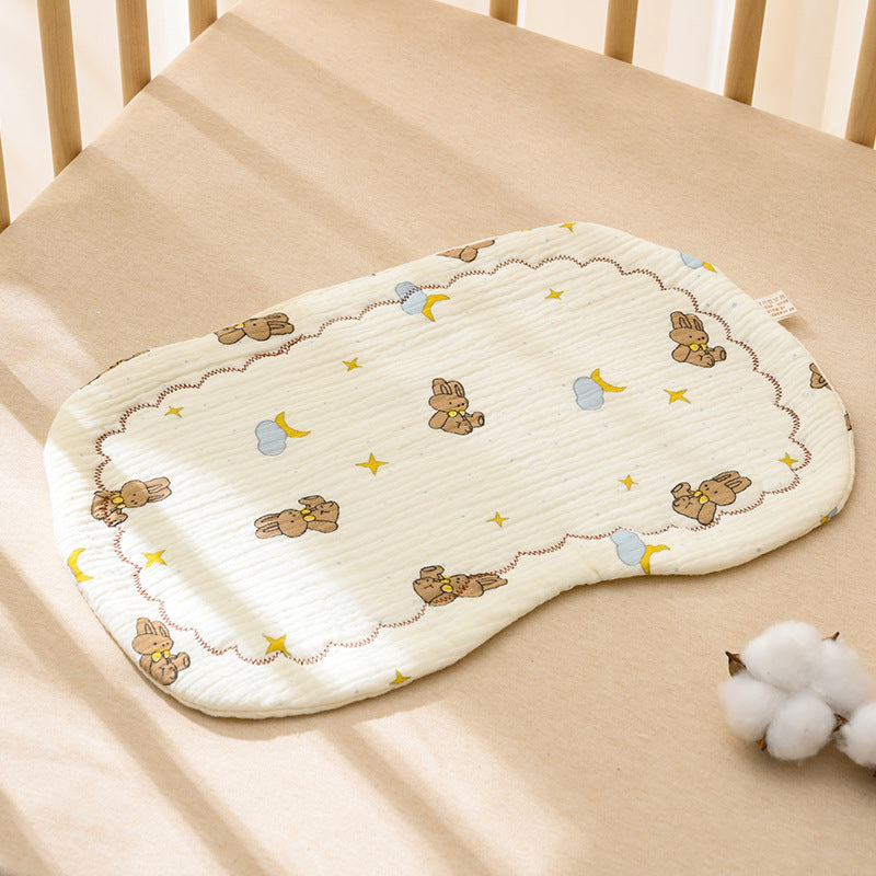 Baby pillow (0-6 months), pure cotton baby pillow, newborn baby pillow, small pillowcase/pillow cover.