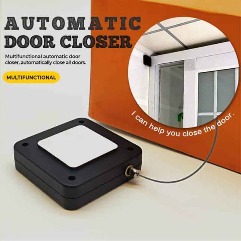 Punch-free Automatic Door Closer Simple Silent Door Closer Automatic Sensor Door Closer