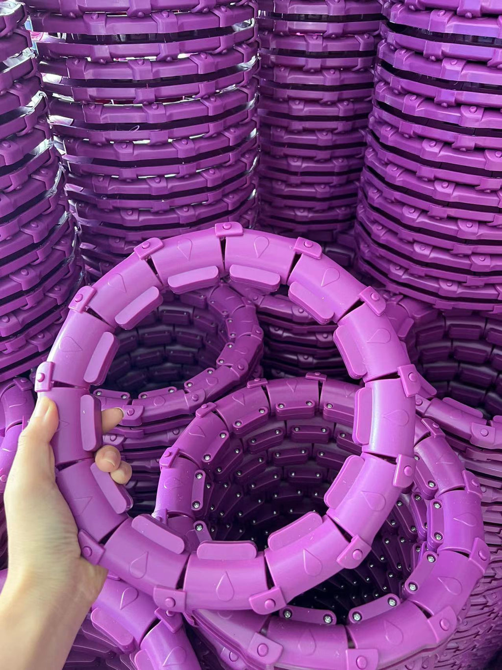 The source manufacturer's smart hula hoop Amazon's explosive model will not fall off the hula hoop detachable and adjustable hulahoop