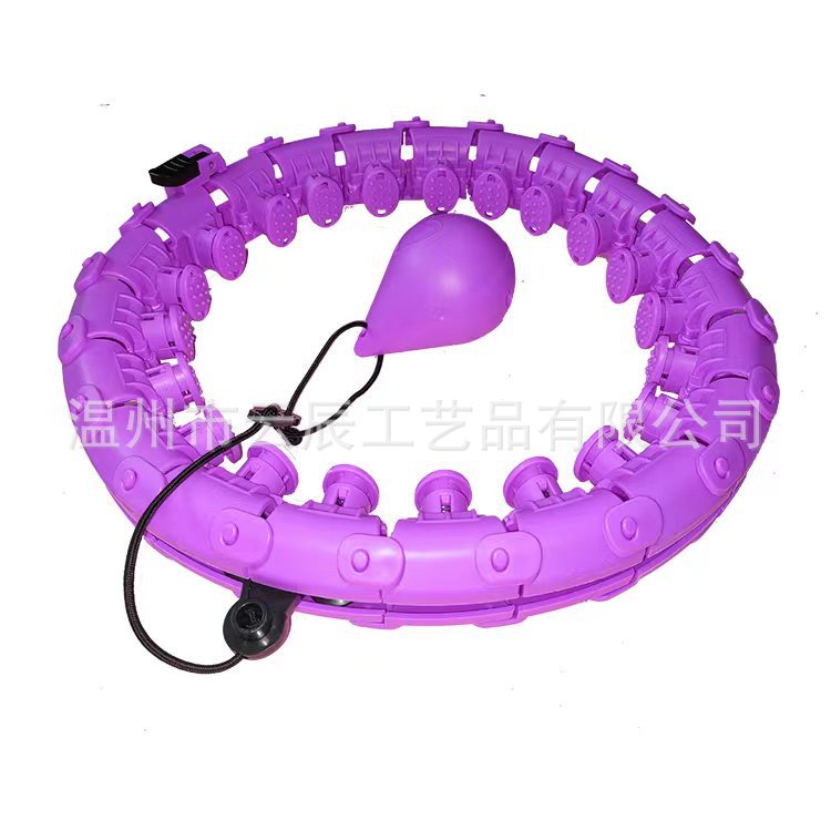 The source manufacturer's smart hula hoop Amazon's explosive model will not fall off the hula hoop detachable and adjustable hulahoop
