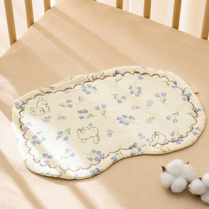 Baby pillow (0-6 months), pure cotton baby pillow, newborn baby pillow, small pillowcase/pillow cover.