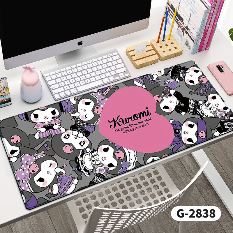 Long Coulomi Mouse Pad Wholesale Office Game Desk Pad Prevent Mouse Hand Keyboard Pad Good Luck Desk Pad
