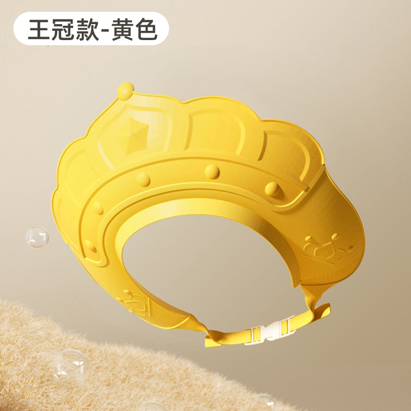 Children's shampoo cap baby waterproof shower cap newborn baby adjustable shampoo cap baby hair washing artifact