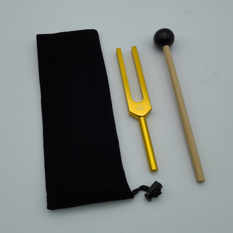 9 gold aluminum alloy tuning fork set 174HZ285396417528639741852963HZ musical instrument accessories