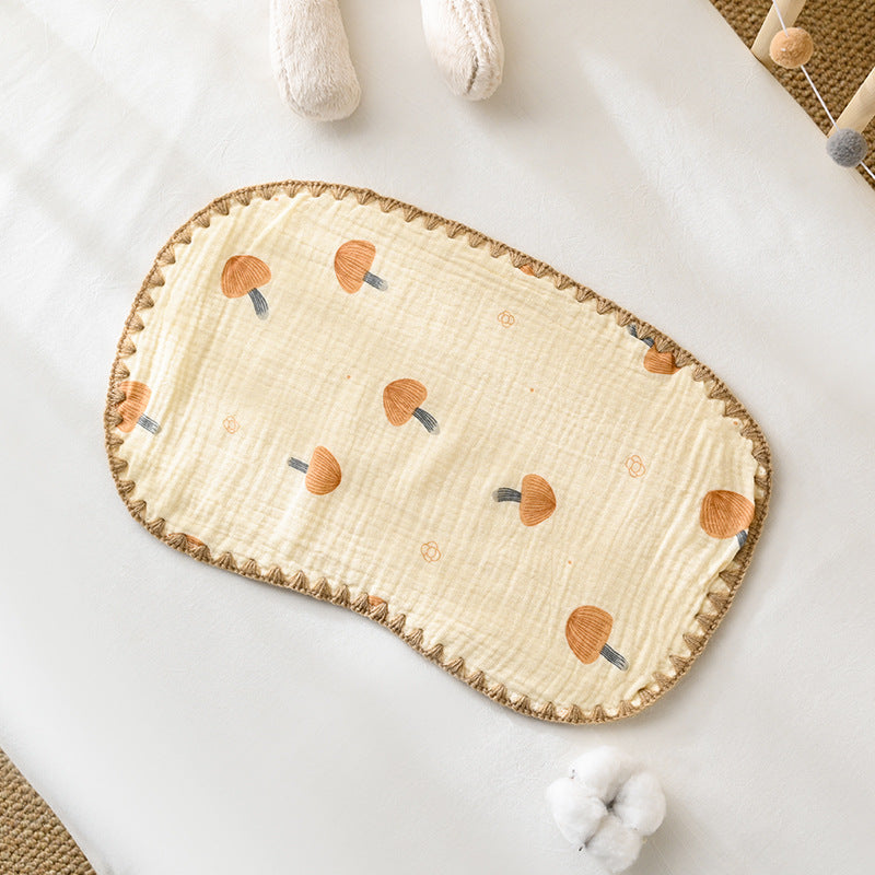 Baby pillow (0-6 months), pure cotton baby pillow, newborn baby pillow, small pillowcase/pillow cover.