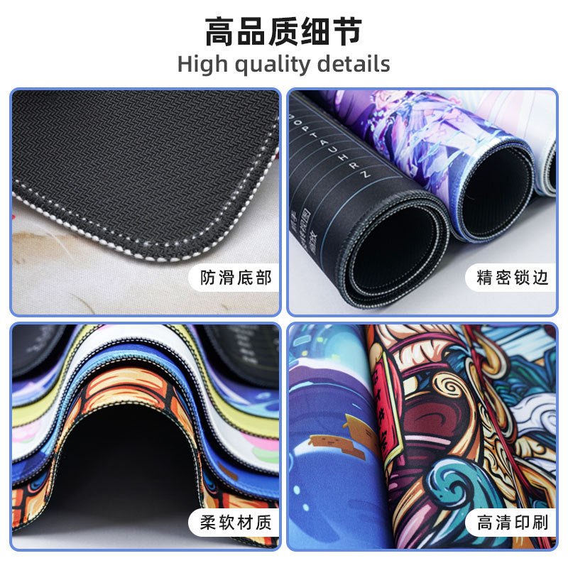 Long Coulomi Mouse Pad Wholesale Office Game Desk Pad Prevent Mouse Hand Keyboard Pad Good Luck Desk Pad