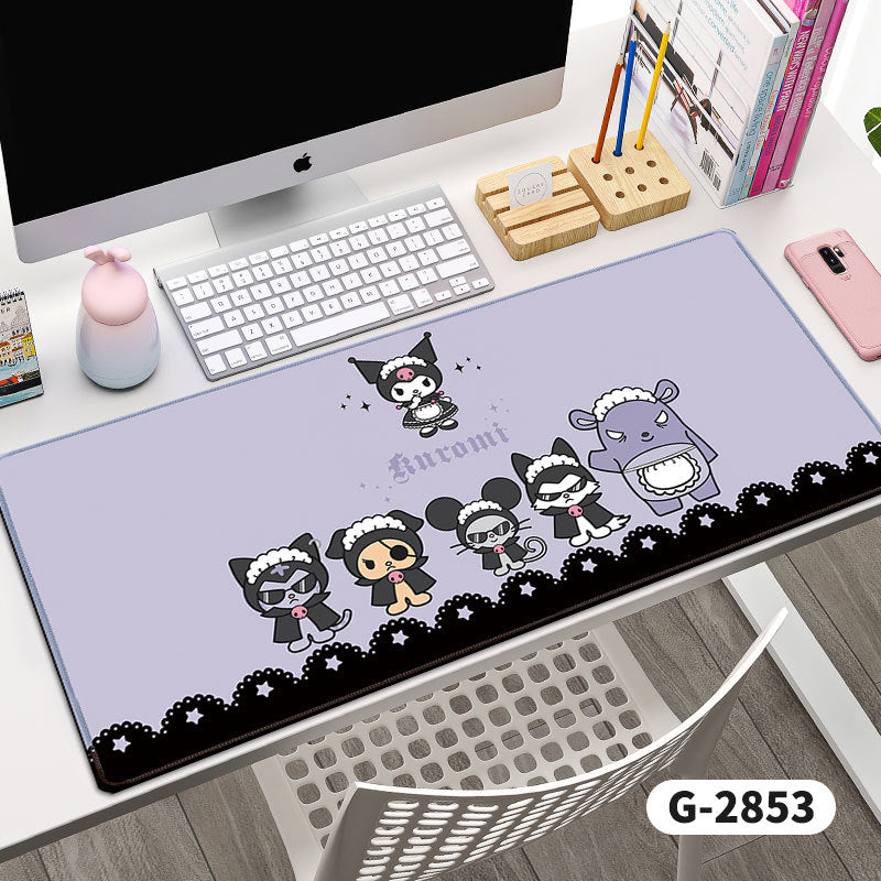Long Coulomi Mouse Pad Wholesale Office Game Desk Pad Prevent Mouse Hand Keyboard Pad Good Luck Desk Pad