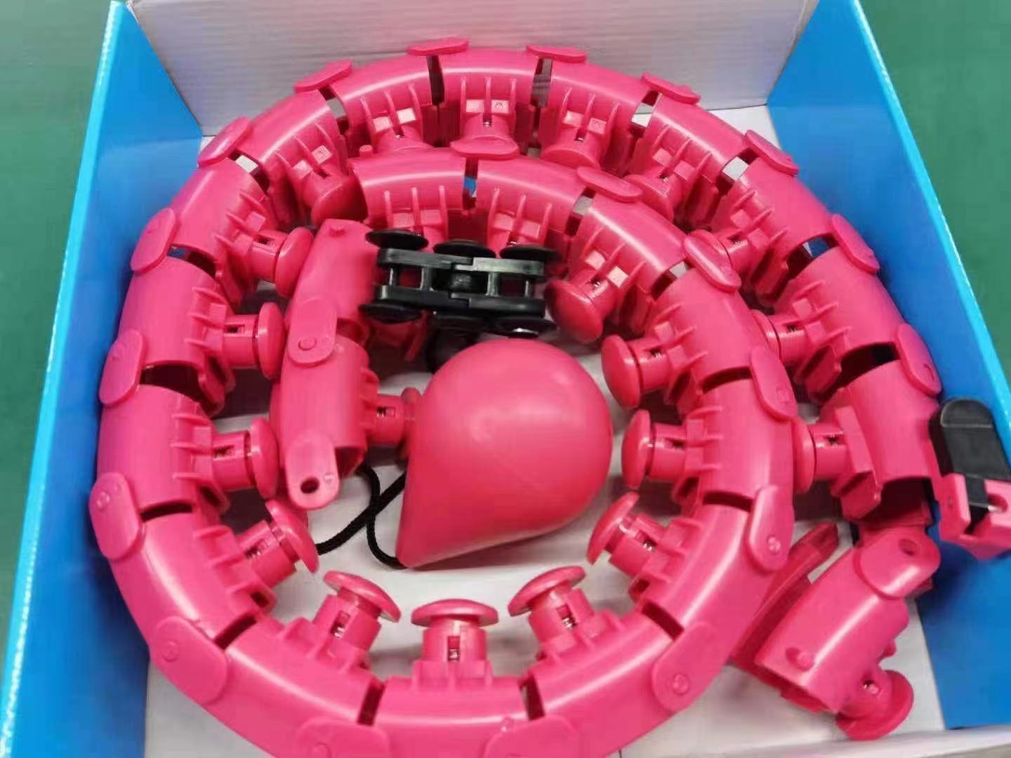 The source manufacturer's smart hula hoop Amazon's explosive model will not fall off the hula hoop detachable and adjustable hulahoop