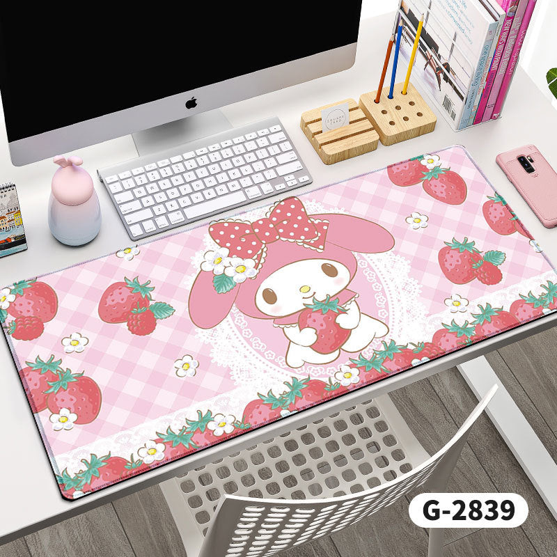 Long Coulomi Mouse Pad Wholesale Office Game Desk Pad Prevent Mouse Hand Keyboard Pad Good Luck Desk Pad