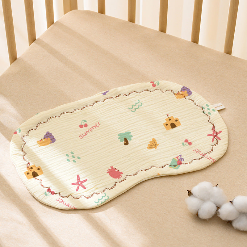 Baby pillow (0-6 months), pure cotton baby pillow, newborn baby pillow, small pillowcase/pillow cover.