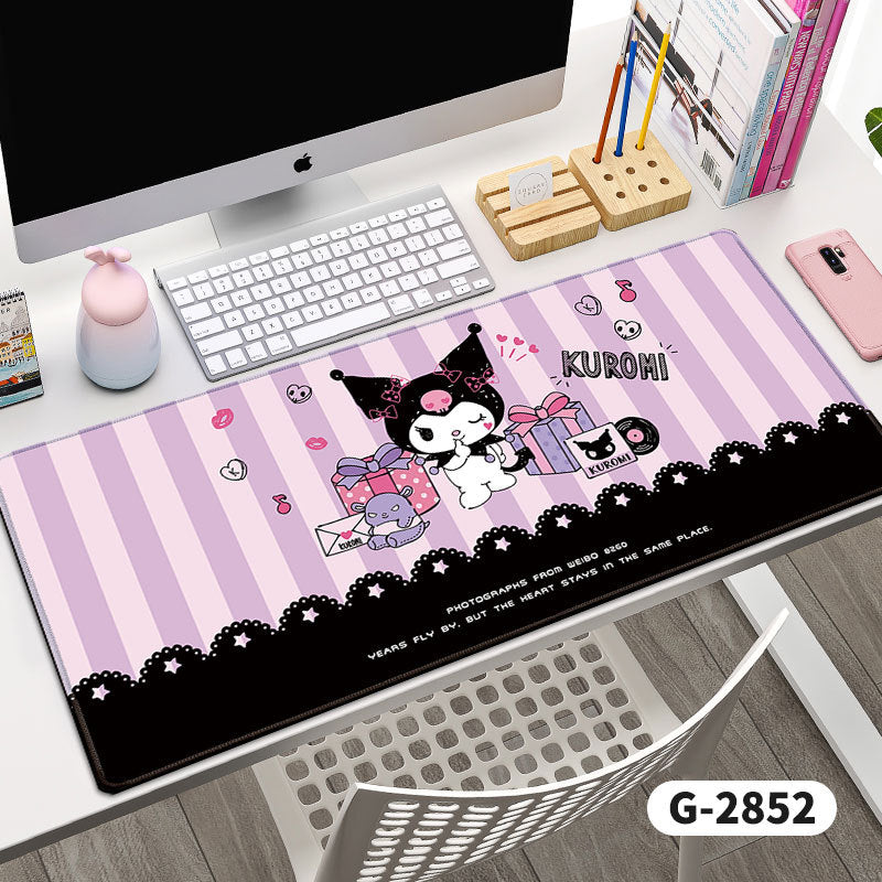 Long Coulomi Mouse Pad Wholesale Office Game Desk Pad Prevent Mouse Hand Keyboard Pad Good Luck Desk Pad