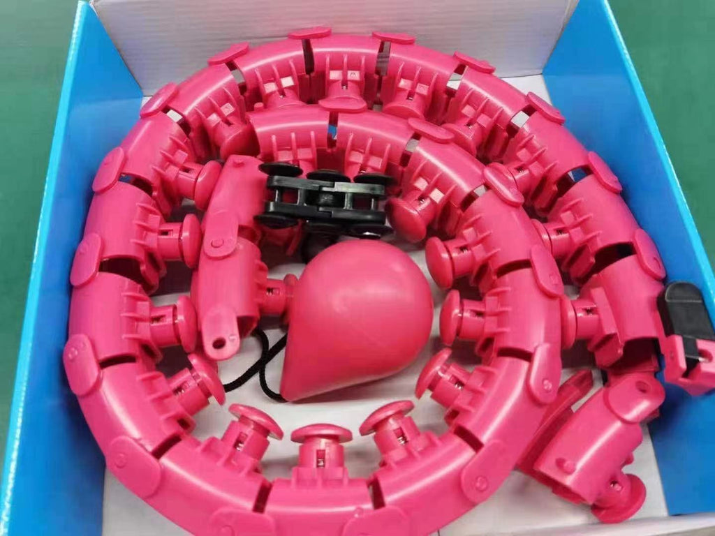 The source manufacturer's smart hula hoop Amazon's explosive model will not fall off the hula hoop detachable and adjustable hulahoop