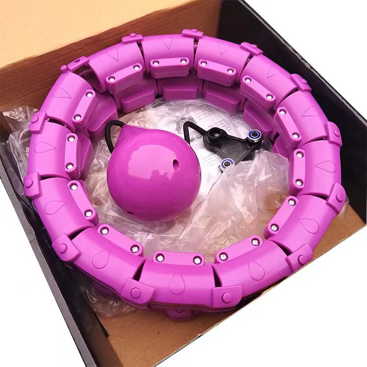 The source manufacturer's smart hula hoop Amazon's explosive model will not fall off the hula hoop detachable and adjustable hulahoop