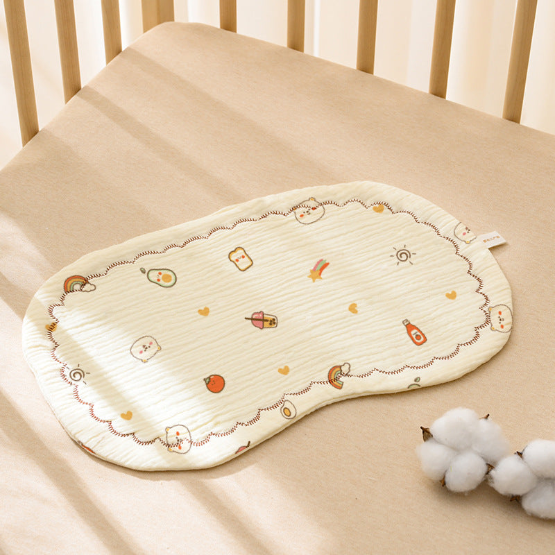 Baby pillow (0-6 months), pure cotton baby pillow, newborn baby pillow, small pillowcase/pillow cover.