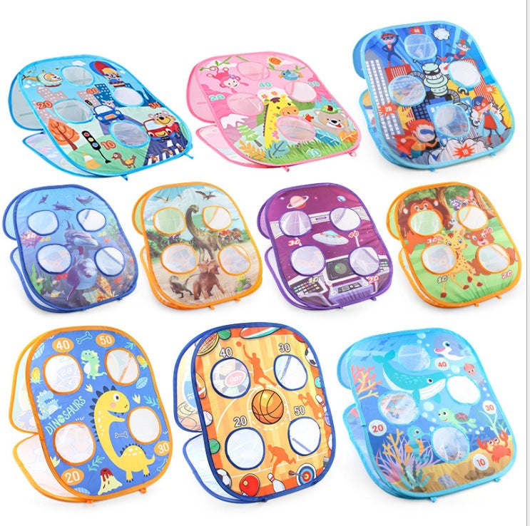 Three-in-one competitive folding goods wholesale set Amazon throwing sandbag tent game throwing toys
