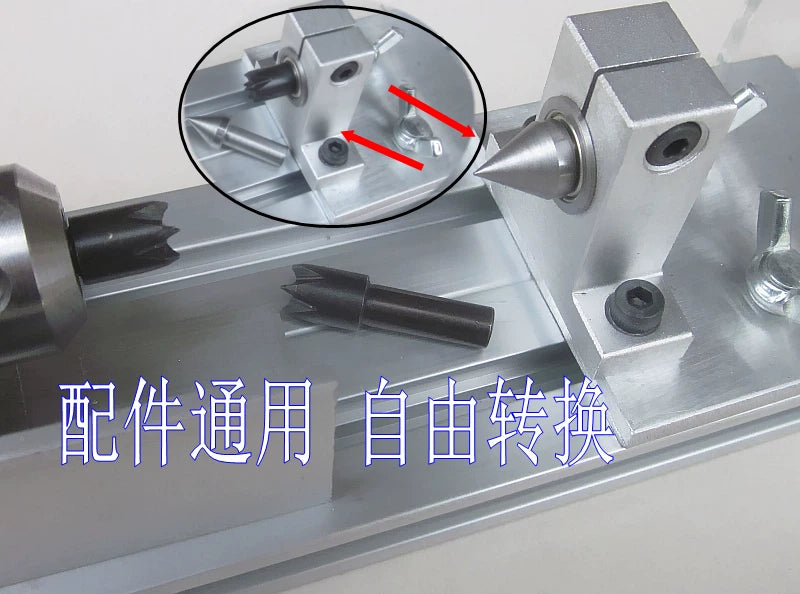 100W cnc Mini Lathe Machine Tool torno DIY Woodworking Wood lathe Milling machine Grinding Polishing Beads Drill Rotary Tool Set